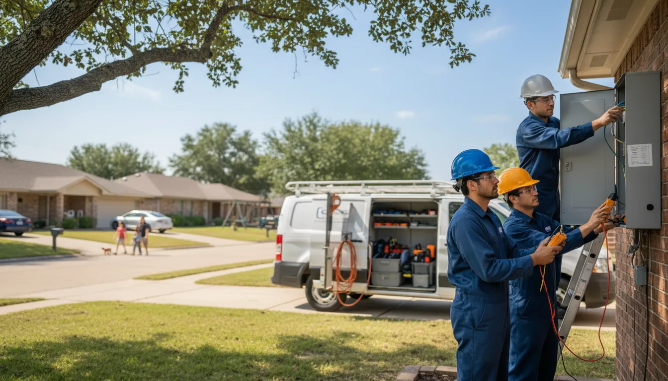 Certified electrician providing emergency electrical services in Ricketts, IA